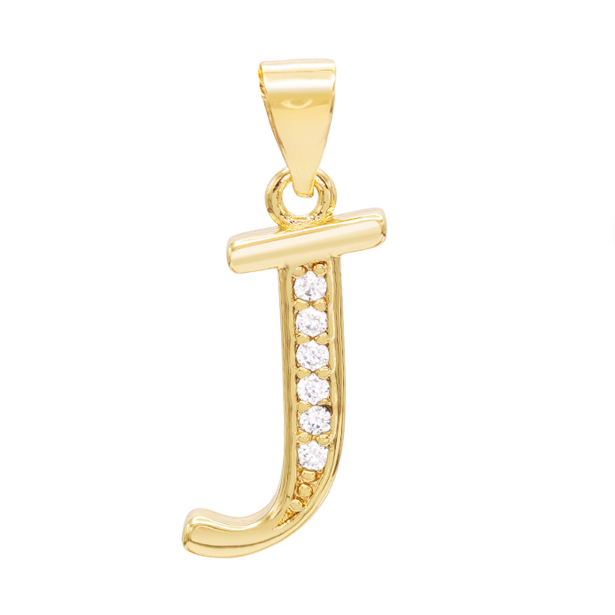 Alphabet A-Z Initial Letter CZ Pendant 14K Gold Filled Box Chain Set 18" 20" 24" Women Necklace Set